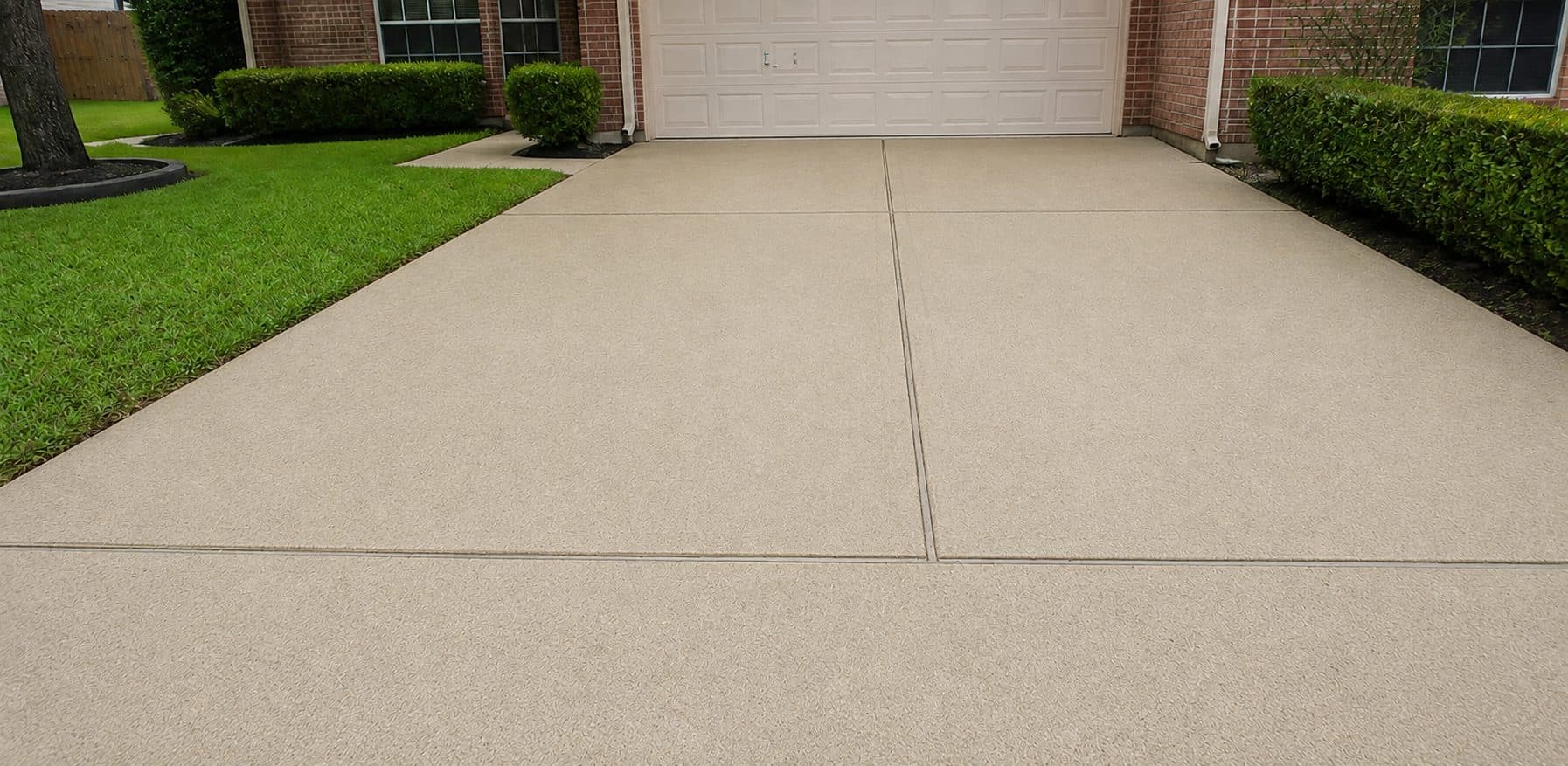 Refreshed driveway and exterior